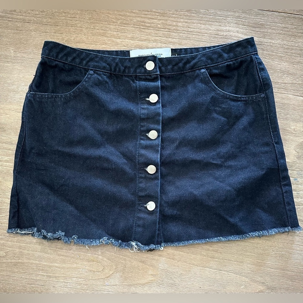 Marques Almeida x Topshop Jean Skirt, size 6